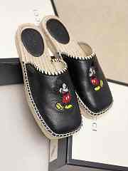  Gucci Slippers Mickey Black  - 4