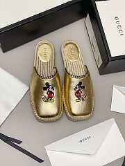 Gucci Slippers Mickey Gold - 4