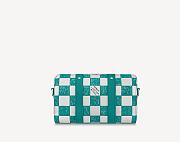 LV City Keepall Handbag Green N50076 Size 27 x 17 x 13 cm - 5