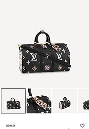 LV Keepall Bandoulière 45 Leopard Print M58656 Size 45 x 27 x 20 cm - 1