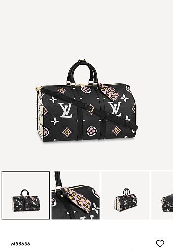 LV Keepall Bandoulière 45 Leopard Print M58656 Size 45 x 27 x 20 cm