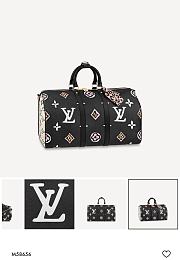 LV Keepall Bandoulière 45 Leopard Print M58656 Size 45 x 27 x 20 cm - 4