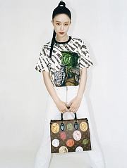 LV OnTheGo MM Monogram Canvas Handbags M59245 Size 35 x 27 x 14 cm - 1