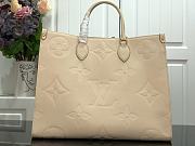 Louis Vuitton Onthego GM Cream M44925 Size 41 x 34 x 19 cm - 1