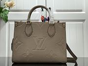 LV Onthego Mini Handbag Gray Brown M45661 Size 28 x 19.5 x 11.5 cm - 5