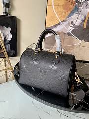 LV Speedy Bandoulière 25 Pure Black M58947 Size 25 x 19 x 15 cm - 3