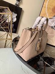 LV Petit Palais Monogram Khaki Silk Screen M58916 Size 29 x 18 x 12.5 cm - 2