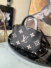 LV Petit Palais Monogram Black Silk Screen M58916 Size 29 x 18 x 12.5 cm - 4