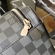 LV Toiletry Pouch Damier Graphite Canvas N47625 Size 26 x 14 x 12 cm - 5