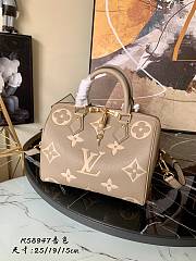 Louis Vuitton Speedy Montaigne Apricot M58947 Size 25 x 19 x 15 cm - 1