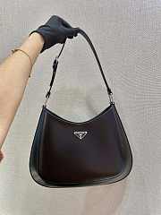 Prada Cleo Shoulder Bag Black 1BC156 Size 30 x 18.5 x 4 cm - 3