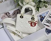 Dior Lady White M6010 Size 20 x 16.5 x 8 cm - 1