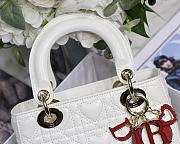 Dior Lady White M6010 Size 20 x 16.5 x 8 cm - 4