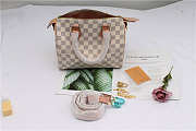 Louis Vuitton Speedy Bandoulière 25 Damier Azur Canvas 3206 Size 25 x 19 x 15 cm - 5