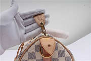 Louis Vuitton Speedy Bandoulière 25 Damier Azur Canvas 3206 Size 25 x 19 x 15 cm - 4