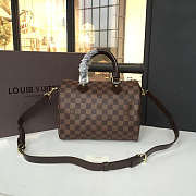 Louis Vuitton Speedy Bandoulière 25 Damier Ebene 3205 Size 25 x 19 x 15 cm - 1