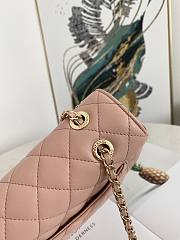 Chanel Flap Bag CC LOGO Pink 9913 Size 23 x 14 x 7 cm - 2