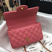 Chanel Handle Bag Pink Size 20 x 14 x 7 cm - 4