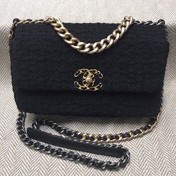 Chanel Flap Bag 1160 Black Size 26 cm