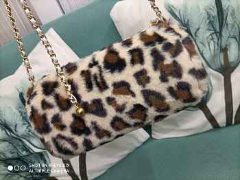 Chanel Leopard Print Size 22 x 11 x 11 cm