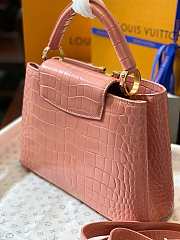 LV Capucines BB pink 27 x 18 x 9 cm  - 4