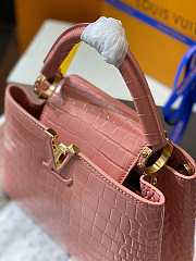 LV Capucines BB pink 27 x 18 x 9 cm  - 5