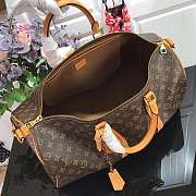 LV Original Monogram Canvas Keepall Bandouliere 50 Apricot M44645 Size 50 x 29 x 22 cm - 5