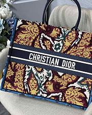 Dior Book Tote Blue Maple Leaf M1286 Size 41.5 x 32 cm - 6