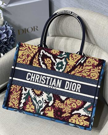 Dior Book Tote Blue Maple Leaf M1286 Size 36.5 x 28 cm