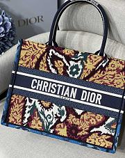 Dior Book Tote Blue Maple Leaf M1286 Size 36.5 x 28 cm - 5