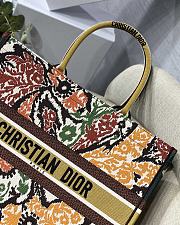 Dior Book Tote Paisley Pattern M1286 Size 41.5 cm - 3