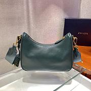 Prada Nylon Hobo Hand-Carried/Underarm Bag Green 1BH204 Size 22 x 12 x 6 cm - 5