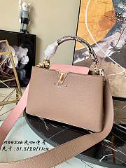 LV Light Coffee Medium Capucines M99336 Size 31.5 x 20 x 11 cm - 1