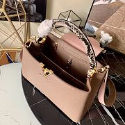 LV Light Coffee Medium Capucines M99336 Size 31.5 x 20 x 11 cm - 4