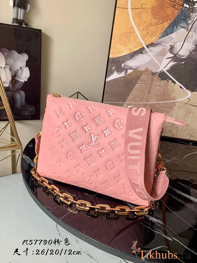 Louis Vuitton Coussin PM Pink M57790 Size 26 x 20 x 12 cm - 1