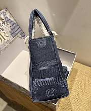 Dior Lady D-Lite Reverse Jean Size 24 x 20 x 11 cm - 6