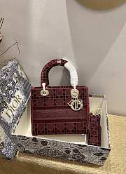 Dior Lady D-Lite Reverse 04 Size 24 x 20 x 11 cm - 1