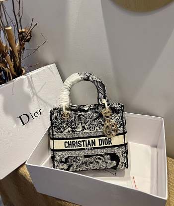 Dior Lady D-Lite Reverse 12 Size 24 x 20 x 11 cm