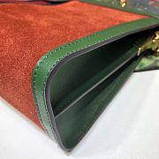 Gucci Single-Shoulder Orange Green 503876 Size 32.5 x 20 x 10 cm - 4