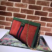 Gucci Single-Shoulder Orange Green 503876 Size 32.5 x 20 x 10 cm - 2