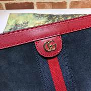 Gucci Single-Shoulder Dark Blue With Red 503876 Size 32.5 x 20 x 10 cm - 5