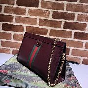 Gucci Single-Shoulder Wine Red 503876 Size 32.5 x 20 x 10 cm - 2