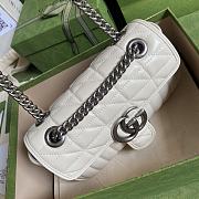 Gucci GG Marmont White 446744 Size 23 x 14 x 6 cm - 6