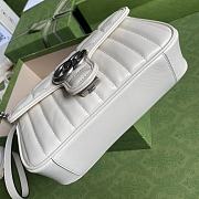 Gucci GG Marmont White 446744 Size 23 x 14 x 6 cm - 2