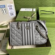 Gucci GG Marmont Gray 681483 Size 26.5 x 19 x 11 cm - 1