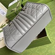 Gucci GG Marmont Gray 681483 Size 26.5 x 19 x 11 cm - 5