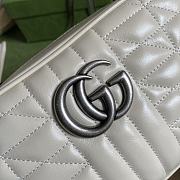 Gucci GG Marmont White 447632 Size 24 x 12 x 7 cm - 4