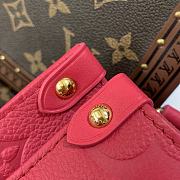 LV Onthego Rose Red M45660 Size 25 x 19 x 11.5 cm - 6