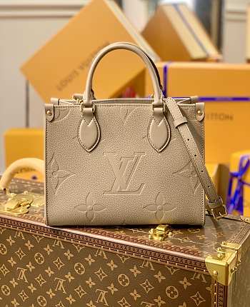 LV Onthego Small Gray M45660 Size 25 x 19 x 11.5 cm