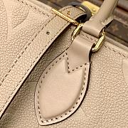 LV Onthego Small Gray M45660 Size 25 x 19 x 11.5 cm - 5